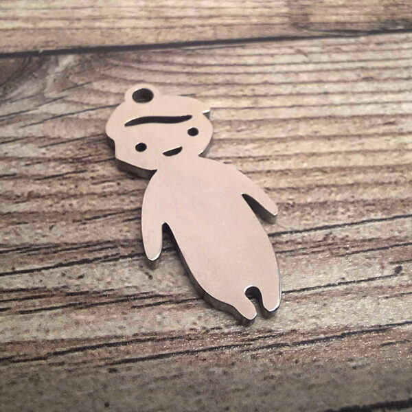 Fiú figura - kulcstartó charm