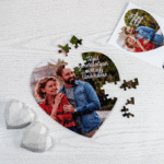 Szív puzzle saját fotóval