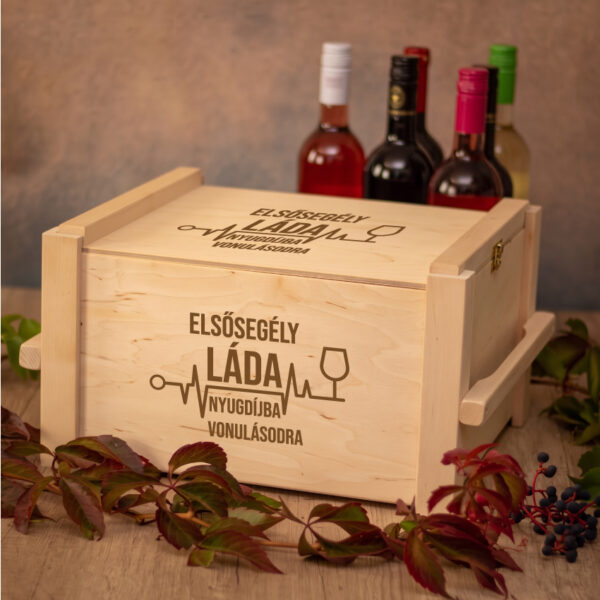Elsősegély láda nyugdíjba vonulásra NAGY